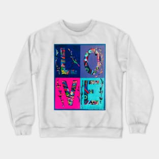 LOVE Letter Tiles Crewneck Sweatshirt